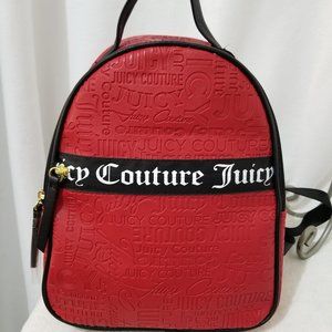 Juicy Couture Backpack Red Black Brand New with Tags